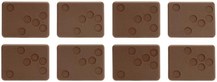 Mixed Bases (with Figure Holes x24 Bases) - XX108