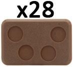 Medium Bases: 4 Holes - XX111