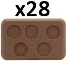Medium Bases: 5 Holes - XX110