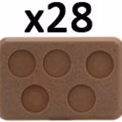 Medium Bases: 5 Holes - XX110