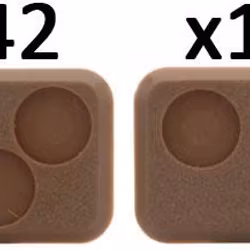 Small Bases - 2 and 3 holes - XX112
