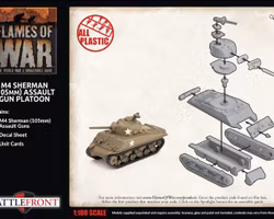 M4 Sherman (105mm) Assault Gun Platoon (Plastic) - UBX71