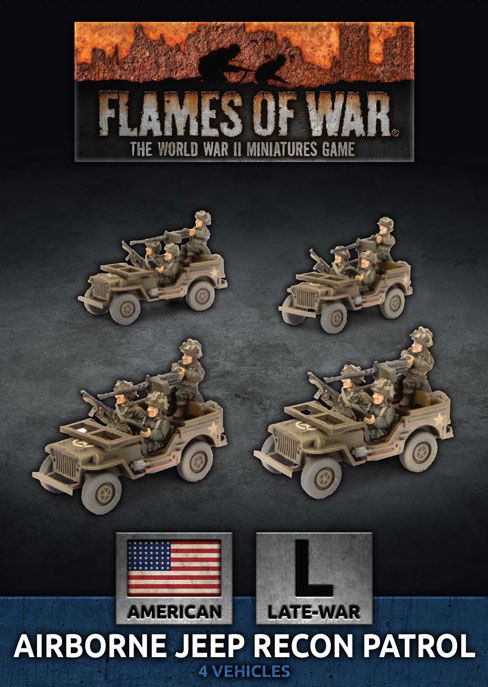 Airborne Jeep Recon Patrol (Plastic) - UBX65