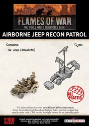 Airborne Jeep Recon Patrol (Plastic) - UBX65