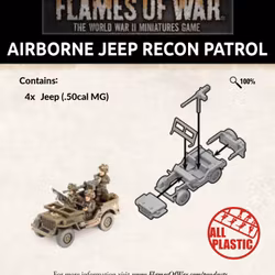Airborne Jeep Recon Patrol (Plastic) - UBX65