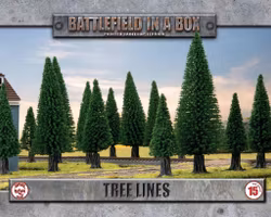 Tree Lines (x4) (15mm) - BB246