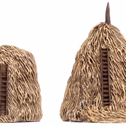 Haystacks (x4) (15mm) - BB245