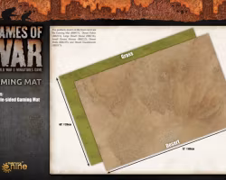 Battlefield in a Box Game Mat Desert/Grass 4x6 ~ 120x180cm (Mousepad) - BB951
