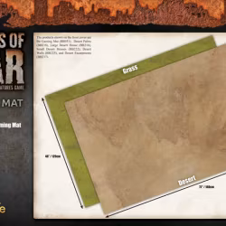 Battlefield in a Box Game Mat Desert/Grass 4x6 ~ 120x180cm (Mousepad) - BB951