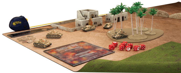 Battlefield in a Box Game Mat Desert/Grass 4x6 ~ 120x180cm (Mousepad) - BB951