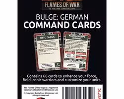 Bulge: German Command Cards - FW271C