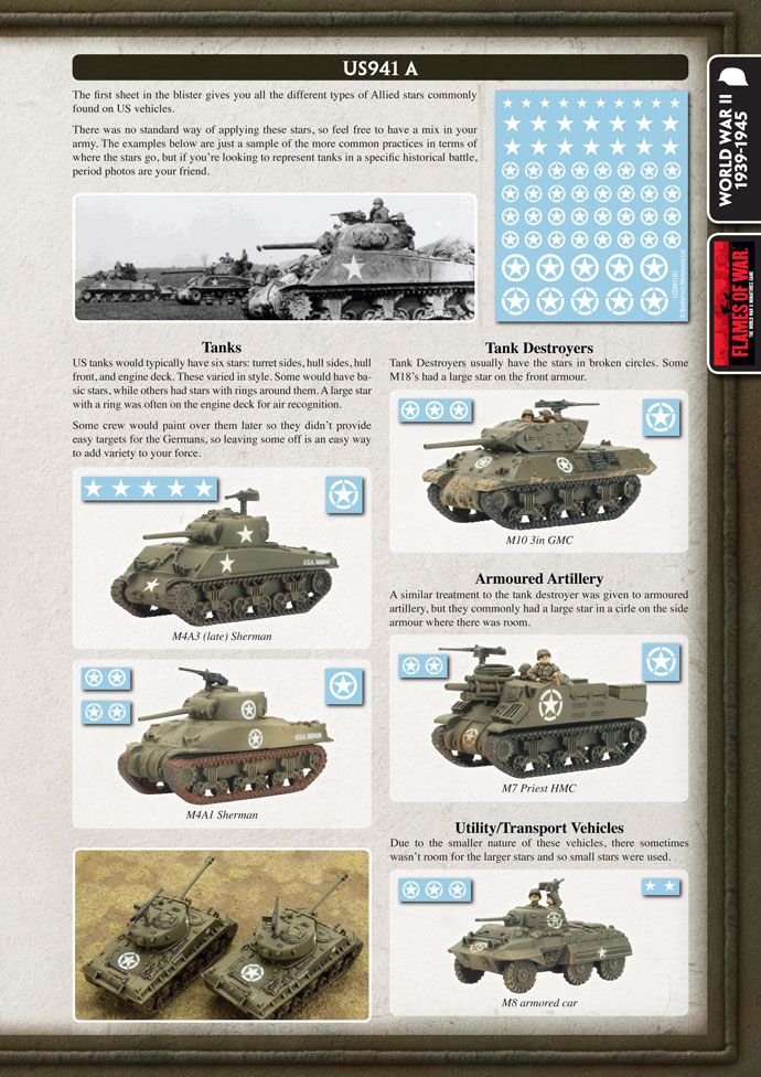 Late War US decals - US941
