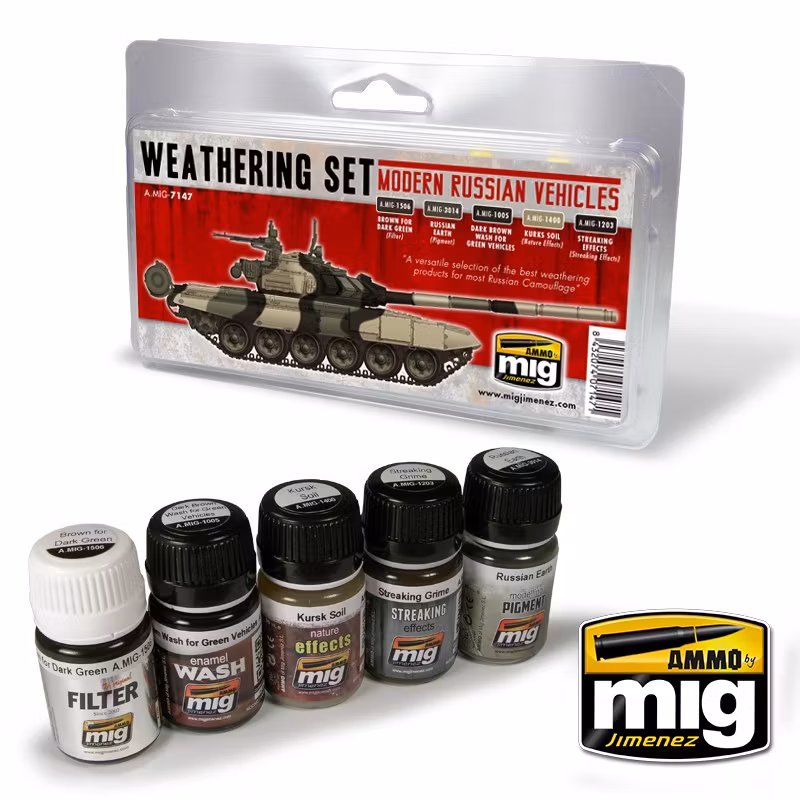 Modern Russian Vehicles Weathering Set - AMIG7147