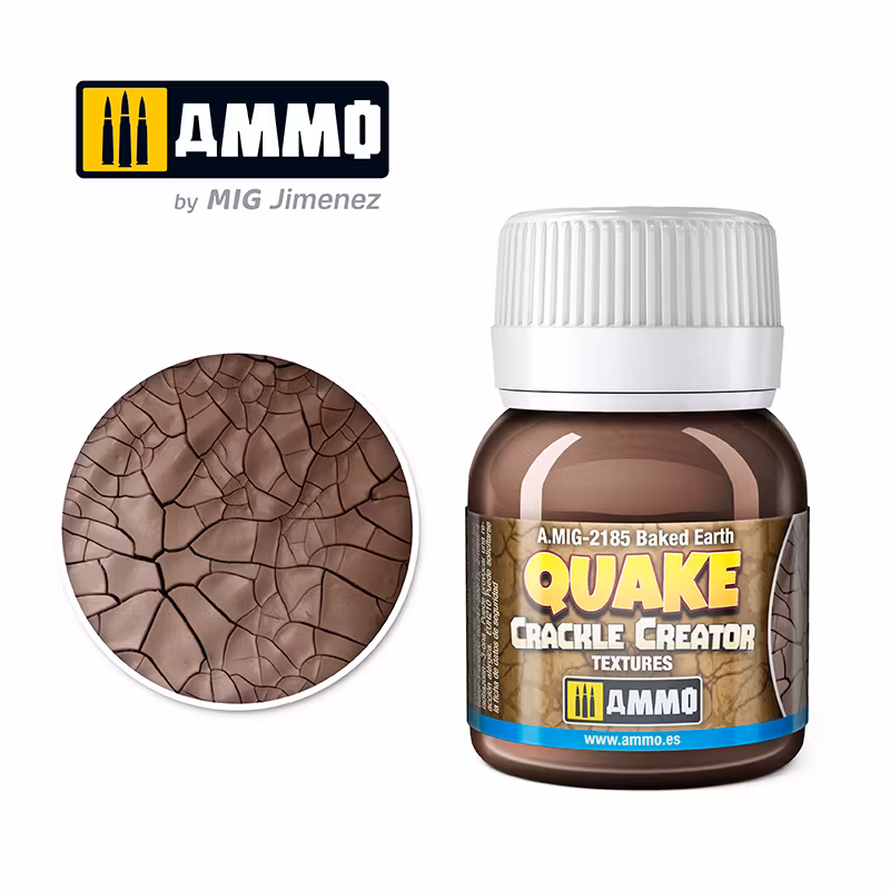 QUAKE CRACKLE CREATOR TEXTURES Baked Earth - AMIG2185