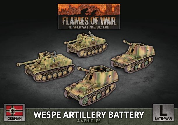 Wespe Artillery Battery (x4) - GBX192