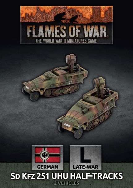 Sd Kfz 251 Uhu Halftracks (x2 plastic) - GBX194