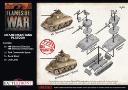 M4 Sherman Tank Platoon (Plastic) - UBX69