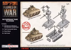 M4 Sherman Tank Platoon (Plastic) - UBX69