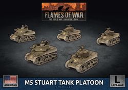 M5 Stuart Light Tank Platoon (Plastic) - UBX70