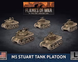M5 Stuart Light Tank Platoon (Plastic) - UBX70