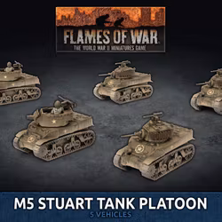 M5 Stuart Light Tank Platoon (Plastic) - UBX70