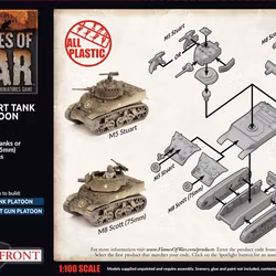 M5 Stuart Light Tank Platoon (Plastic) - UBX70