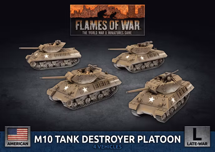 M10 Tank Destroyer Platoon (Plastic) - UBX72