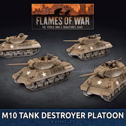 M10 Tank Destroyer Platoon (Plastic) - UBX72