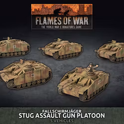 Fallschirmjäger StuG Assault Gun Platoon (Plastic) - GBX143
