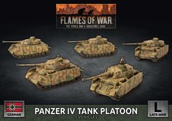 Panzer IV Tank Platoon (Plastic) - GBX142