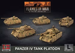 Panzer IV Tank Platoon (Plastic) - GBX142