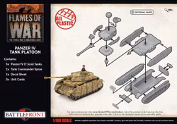 Panzer IV Tank Platoon (Plastic) - GBX142