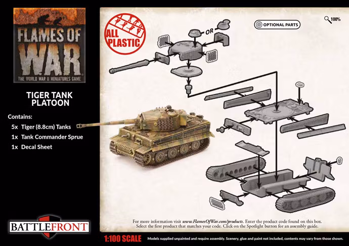 Tiger Tank Platoon - GBX140