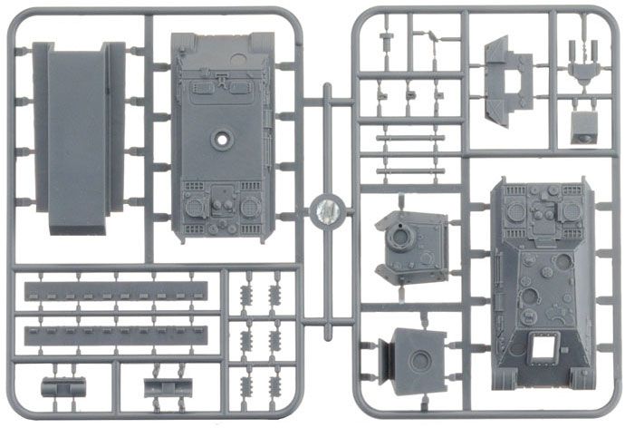 Panther (late 7.5cm) / Jagdpanther (8.8cm) Platoon (5x Plastic) - GBX181