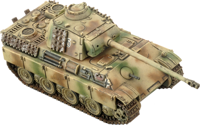 Panther (late 7.5cm) / Jagdpanther (8.8cm) Platoon (5x Plastic) - GBX181