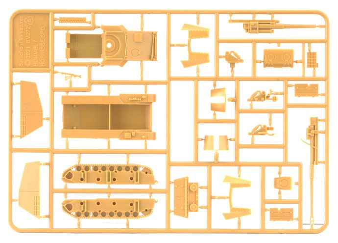 Hornisse (8.8cm) / Hummel (15cm) TankHunter Platoon (x4 Plastic) - GBX182