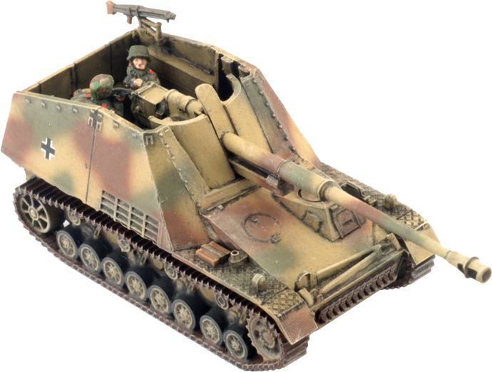Hornisse (8.8cm) / Hummel (15cm) TankHunter Platoon (x4 Plastic) - GBX182