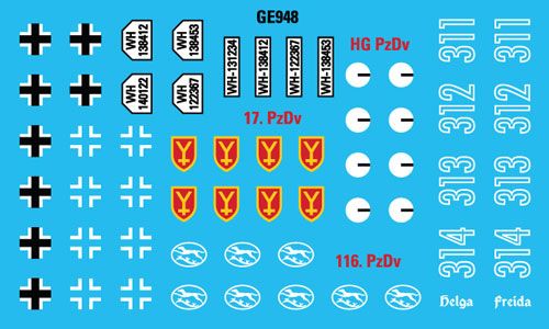 Sd Kfz 251 2cm / Triple 15mm Armoured Flak Platoon (3x Plastic) - GBX180
