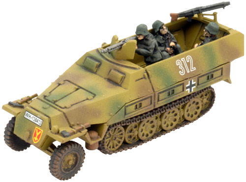 Sd Kfz 251 Transports (x4 Plastic) - GBX152