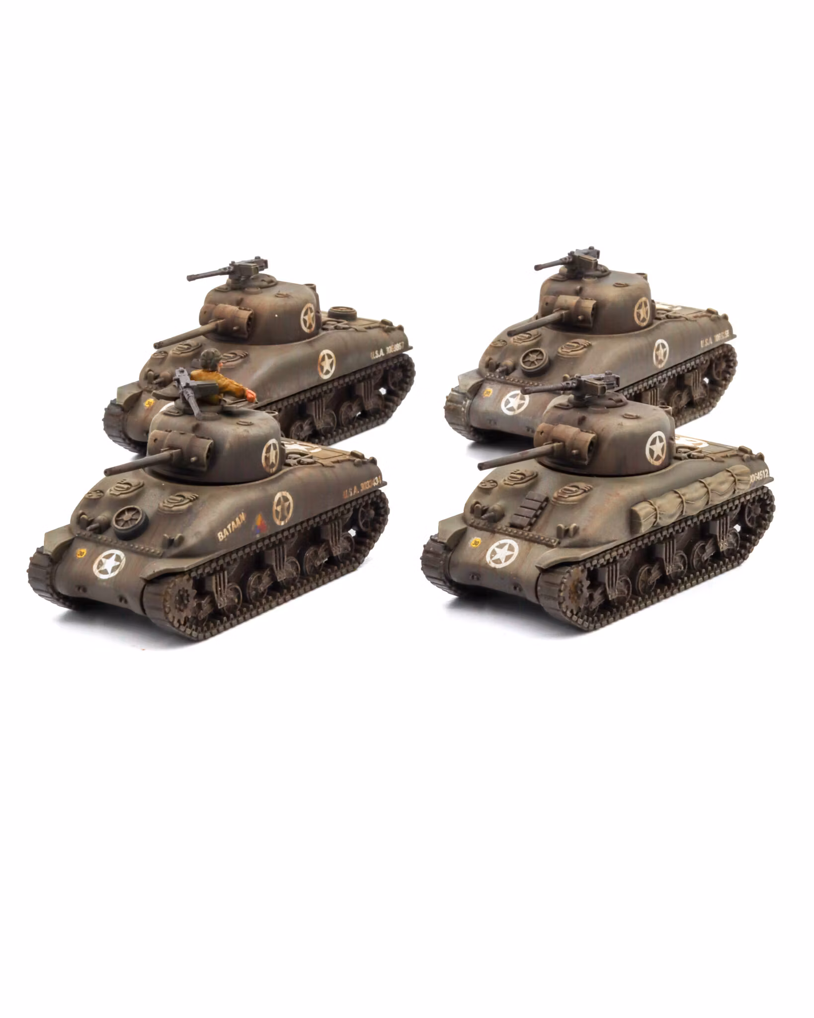 M4 Sherman Tank Platoon (Plastic) - UBX69