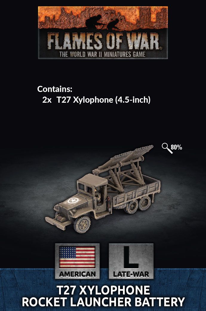 T27 Xylophone Rocket Launcher Battery - US145