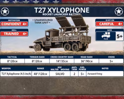T27 Xylophone Rocket Launcher Battery - US145