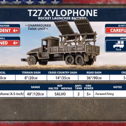 T27 Xylophone Rocket Launcher Battery - US145