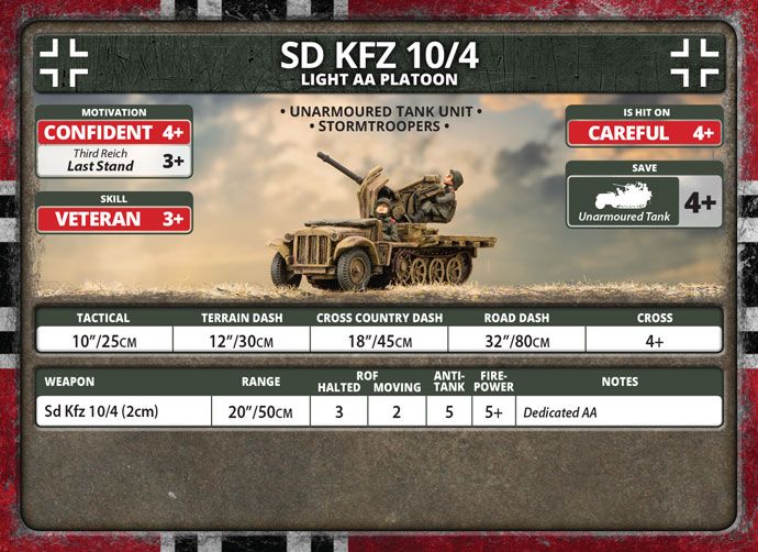 Sd Kfz 10/4 Light AA Platoon - GBX147