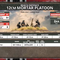 12cm Mortar Platoon (Plastic) - GE771
