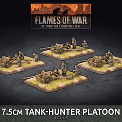 7.5cm Tank Hunter Platoon (Plastic) - GBX148