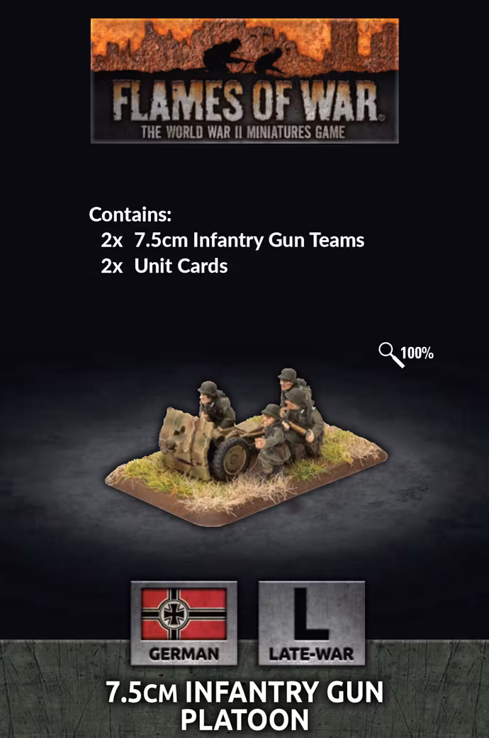 7.5cm Infantry Gun Platoon - GE579