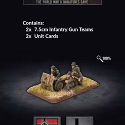 7.5cm Infantry Gun Platoon - GE579