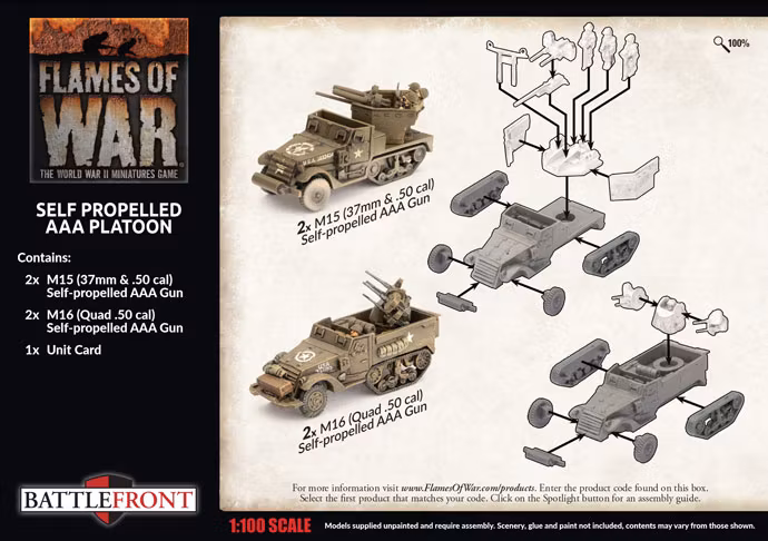 Self Propelled M15/M16 AAA Platoon - UBX83