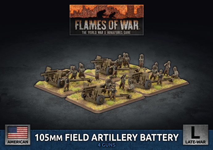 105mm Field Artillery Battery (Plastic) - UBX77